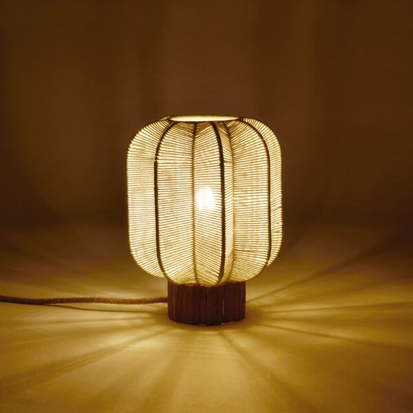 Stolní lampa Seagrass/Cotton Rope