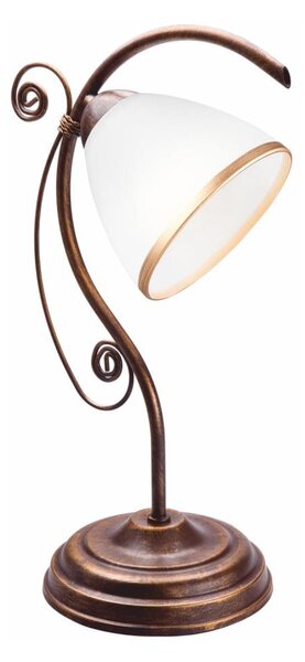 Stolní lampa RETRO II 1xE27/60W/230V bronz patina