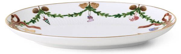 Vánoční servírovací talíř Star Fluted Christmas 21,5 cm