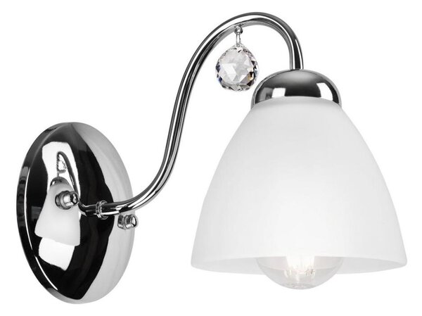 Nástěnná lampa MIRANDA 1xE27/60W/230V lesklý chrom