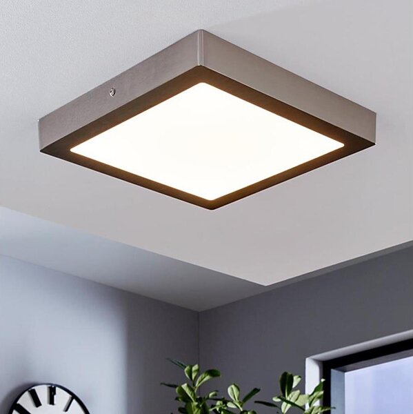Eglo 78218 - LED Stropní svítidlo FUEVA LED/22W/230V 30x30 cm matný chrom