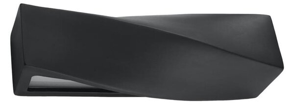 Sollux SL.0870 - Nástěnné svítidlo SIGMA 1xE27/60W/230V černá