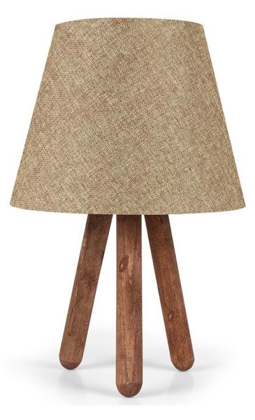 Stolní lampa AYD 1xE27/60W/230V béžová/hnědá