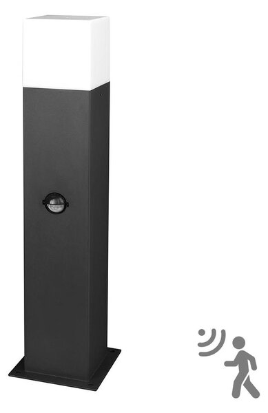 Venkovní lampa se senzorem NEW YORK 1xE27/12W/230V IP44 44 cm antracit