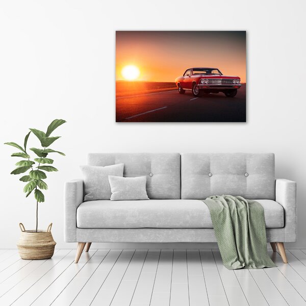 Foto obraz na plátně Červené auto oc-109817494