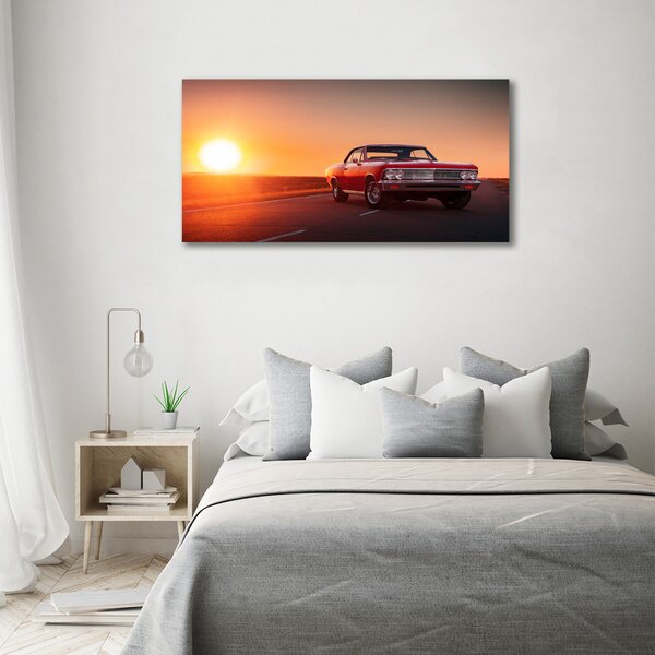 Foto obraz na plátně Červené auto oc-109817494