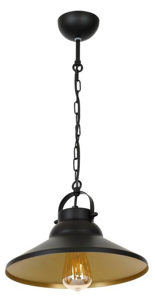 Lustr na řetězu IRON 1xE27/60W/230V