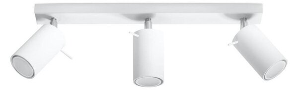 Sollux SL.0089 - Bodové svítidlo RING 3 3xGU10/10W/230V bílá