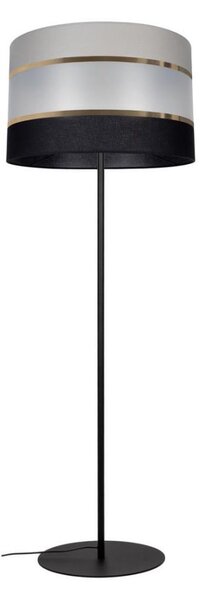 Stojací lampa CORAL 1xE27/60W/230V černá/šedá
