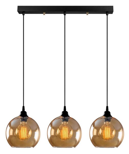 Lustr na lanku GOLD 3xE27/40W/230V