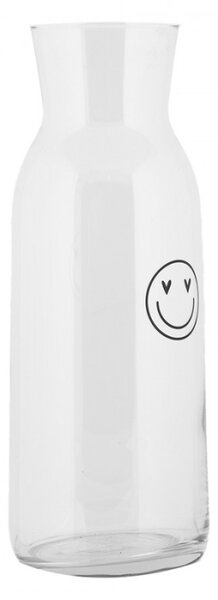 Skleněná karafa na vodu se zamilovaným smajlíkem – 1000 ml