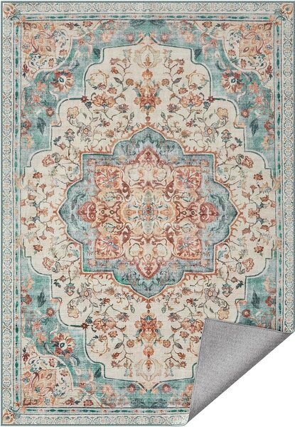 SONGMICS Kusový koberec FALCON 120x170 cm modrý