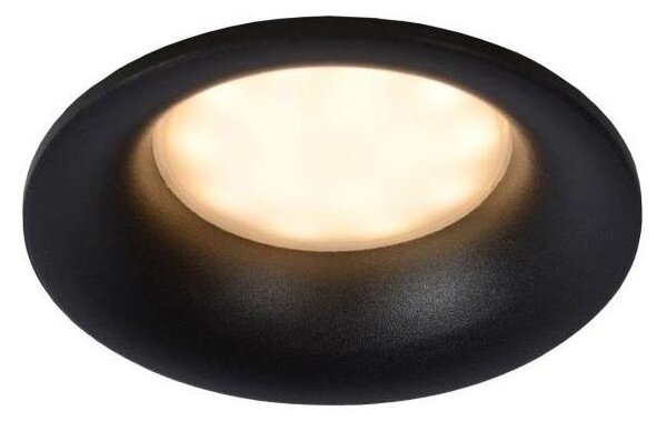 Lucide09923/01/30-Koupelnové podhledové svítidlo ZIVA 1xGU10/50W/230V IP44 černá