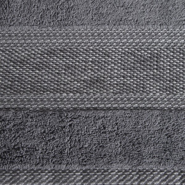 BAVLNĚNÝ RUČNÍK KALI SADA 1KS 50X90 CM, 1KS 70X140 CM TMAVĚŠEDÁ