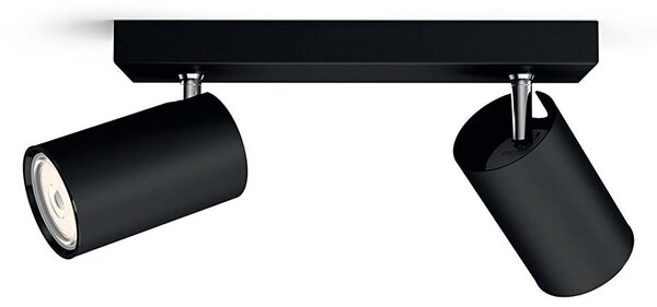 Philips 50592/30/PN - Bodové svítidlo MYLIVING KOSIPO 2xGU10/5,5W/230V