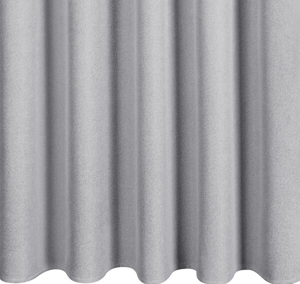 ZATEMŇOVACÍ ZÁVĚS (100%) NA PÁSCE SUZAN 135X270 CM ŠEDÁ