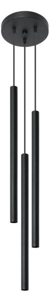 Sollux SL.0471 - Lustr na lanku PASTELO 3P 3xG9/8W/230V černá