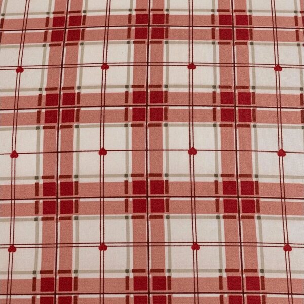 Flanelové povlečení TARTAN HEART barevné Rozměr povlečení: 70 x 90 cm | 140 x 200 cm