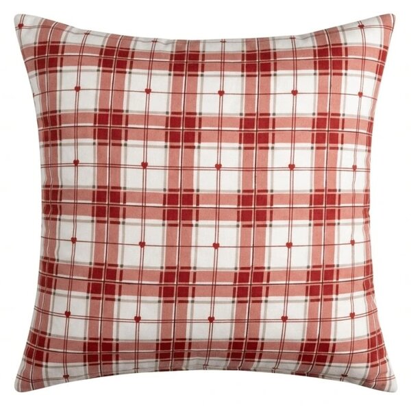 Flanelový povlak na polštář TARTAN HEART 45x45 cm, barevný