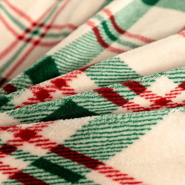 Mikroplyšové povlečení WINTER PLAID barevné Rozměr povlečení: 70 x 90 cm | 140 x 200 cm
