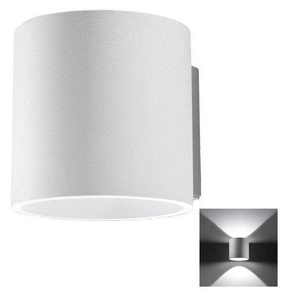 Sollux SL.0050 - Nástěnné svítidlo ORBIS 1 1xG9/40W/230V bílá