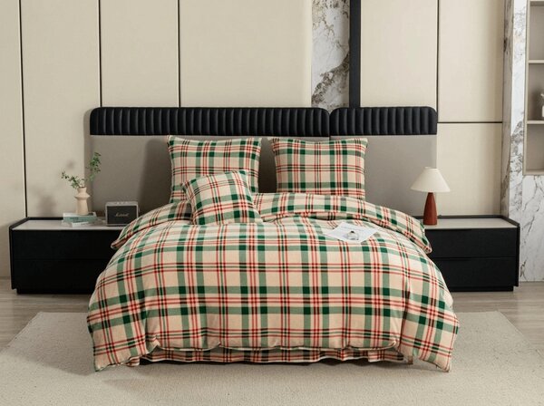Mikroplyšové povlečení WINTER PLAID barevné Rozměr povlečení: 70 x 90 cm | 140 x 200 cm