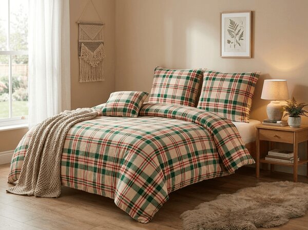 Mikroplyšové povlečení WINTER PLAID barevné Rozměr povlečení: 70 x 90 cm | 140 x 200 cm