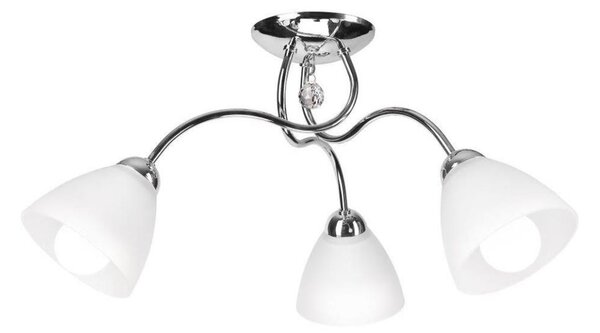 Přisazený lustr MIRANDA 3xE27/60W/230V lesklý chrom