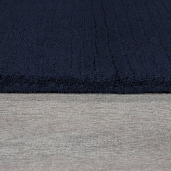 Flair Rugs, DOPRODEJ: 120x170 cm Kusový ručně tkaný koberec Tuscany Textured Wool Border Blue, 120x170, modrá, ložnice