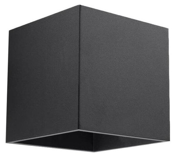 Sollux SL.0057 - Nástěnné svítidlo QUAD 1 1xG9/8W/230V černá