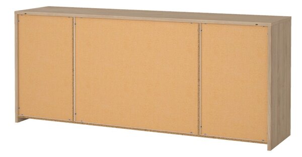 Bílá/v přírodní barvě komoda v dekoru dubu 197x84x48 cm Next – Tvilum