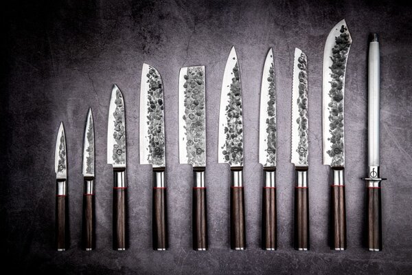 Forged Sebra - nůž Santoku 18 cm