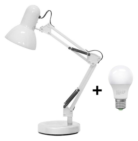 Brilagi - LED Stolní lampa ROMERO 1xE27/10W/230V bílá