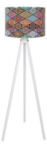 Stojací lampa AYD 1xE27/60W/230V pestrobarevná/bílá