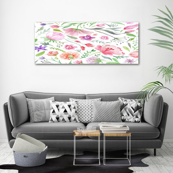 Moderní fotoobraz canvas na rámu Květinový vzor oc-112274636