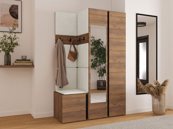Předsíň Tavasz XXVI, Barva: ořech warmia / ořech warmia + černá, Barva látek:: Manila 02 5903211548383