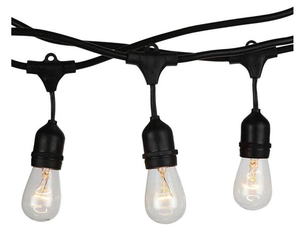 Venkovní řetěz STRING 5m 10xE27/40W/230V IP54