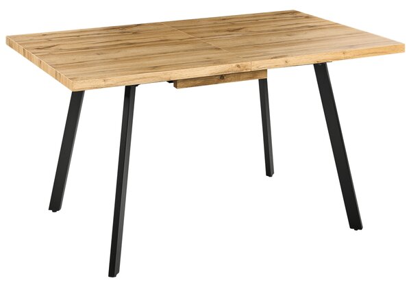 Rozkládací jídelní stůl HARLOW Hnědá 140/180 cm 90 cm