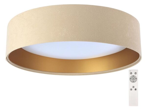 LED Stmívatelné stropní svítidlo SMART GALAXY LED/24W/230V béžová/zlatá + DO