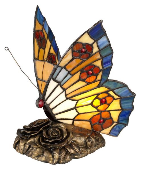 Elstead QZ-OBUTTERFLY-TL - LED Dekorační svítidlo TIFFANY 1xG9/3W/12/230V motýl