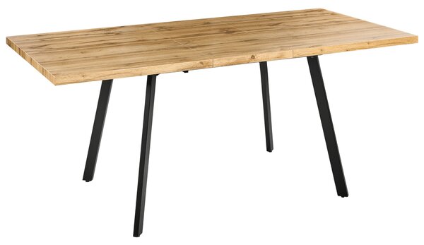 Rozkládací jídelní stůl HARLOW Hnědá 140/180 cm 90 cm