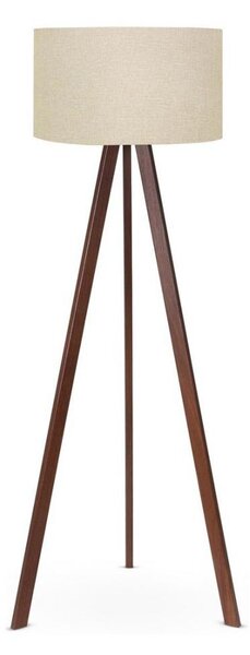 Stojací lampa AYD 1xE27/60W/230V béžová/hnědá