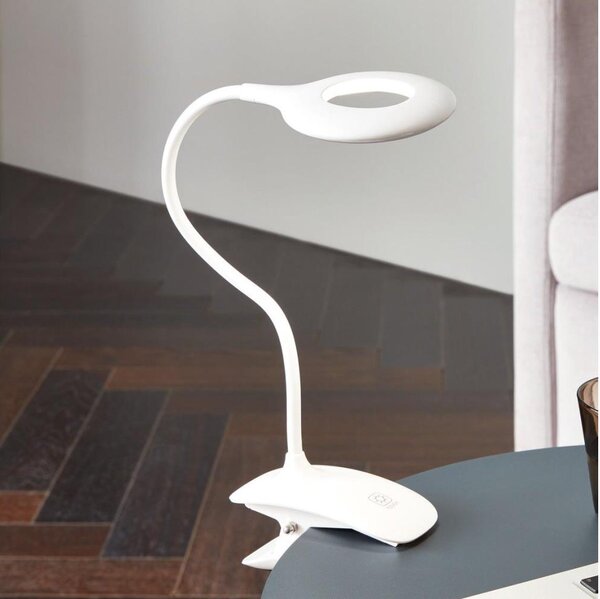 Eglo 97077 - LED Stmívatelná lampa s klipem CABADO LED/3W/5V bílá