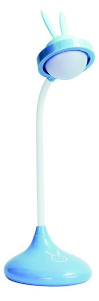 LED Dětská dotyková lampička RABBIT LED/0,4W/5V 3000/6500K modrá + USB