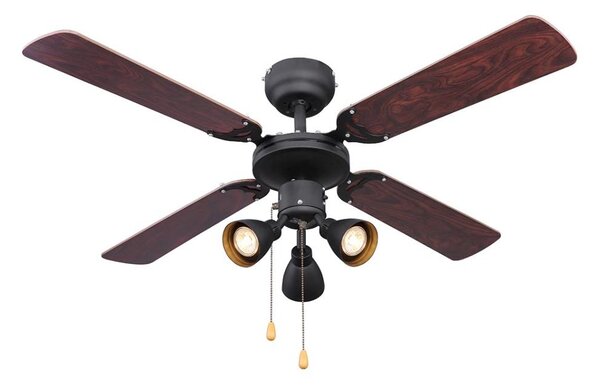 Globo 03808 - Stropní ventilátor HARVEY 3xGU10/50W/230V