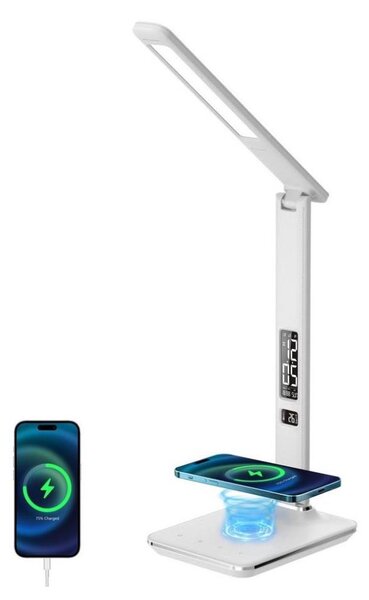 Brilagi- LED Stmívatelná lampa s bezdrátovým nabíjením REGINA LED/8,5W/230V bílá