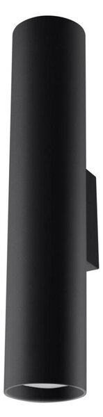 Sollux SL.0330 - Nástěnné svítidlo LAGOS 2 2xGU10/10W/230V černá