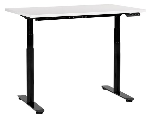 Elektricky výškově nastavitelný pracovní stůl DESTINAS 120 cm 72 cm Bílá/Černá