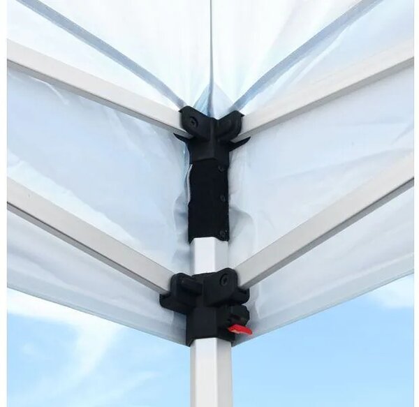 Nůžkový párty stan 3x6m OCEL Standard – 4 plné bočnice barva Zelená