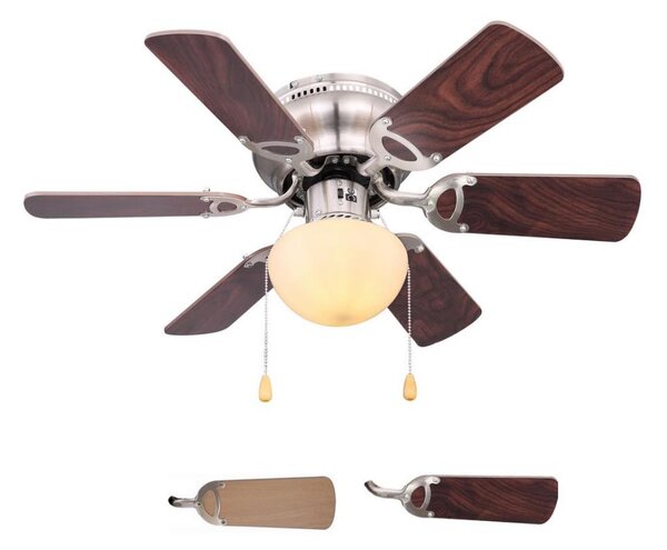 Globo 03802 - Stropní ventilátor UGO 1xE27/60W/230V